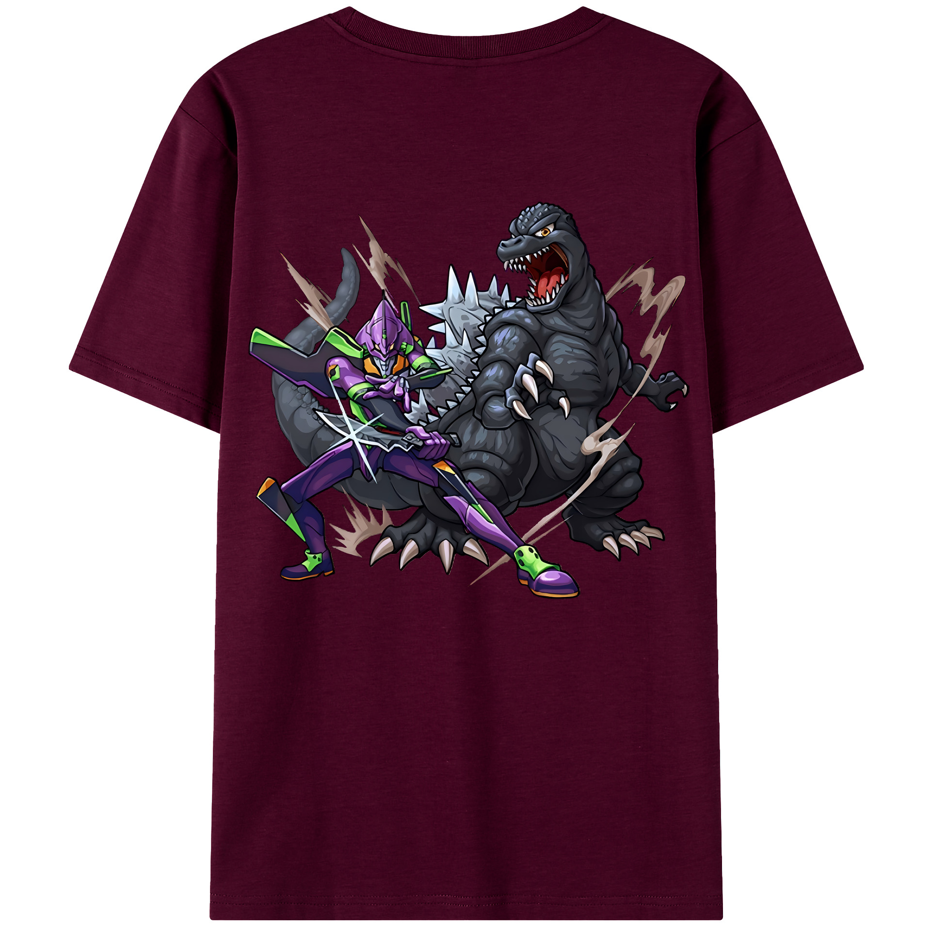 （画像用） EVA 新世紀エヴァンゲリオン レディース半袖Tシャツ(バックプリント)
